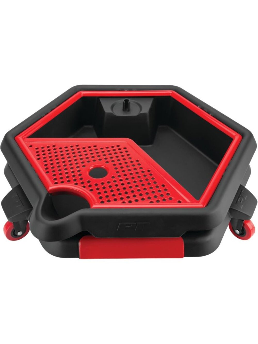 2-in-1 Oil Drain Pan & Tool Caddy for Automotive Maintenance, Durable